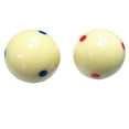thumbnail image 2 of Ensemble de Balles de Billard de Style Américain de Qualité Professionnelle 57,2 mm avec Design à Points Rouges, 16 Couleurs Vibrantes, Construction de Cristaux de Snooker et de Points Bleus de Haute Qualité, Grande Taille pour un Jeu Amélioré, Facile à, 2 of 6