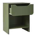 thumbnail image 4 of Walker Edison Modern Scandi 1-Drawer Nightstand, Green, 4 of 19