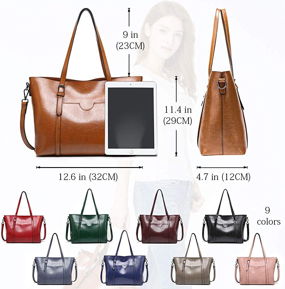 CoCopeanut Womens Leather Purses and Handbags Top Handle Satchel Bags Tote Bags Tote Purses for Women