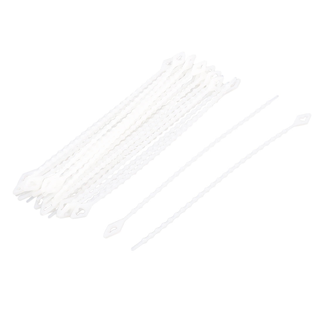 Home Reusable Anti Slip Beaded Cable Wire Organizer Zip Ties 6 Inch Long 30pcs