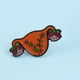 thumbnail image 5 of Fiudx Liquidación De Joyas Broche De Aceite De Goteo De Flor Overlord, Broche Con forma De Útero De Órgano Humano, 5 of 5