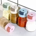 thumbnail image 4 of Salt Shakers with Press Button Moisture Proof Salt Shakers for Salt Sugar Spice Pepper  Green, 4 of 7