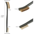 thumbnail image 3 of 3 Pcs Mini Wire Brush Set, Rust Paint for Metals, Weld Slag Cleaning and Rust, Handy Steel/Nylon/Brass Cleaning Brush, 3 of 5