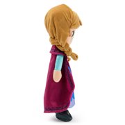 Disney Store Official Anna Plush Doll - Soft Plushy with Embroidered Features & Velour Cape - Princess Toys, Disney Dolls & Stuffed Animals- Frozen - 14 Inches