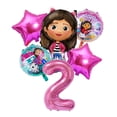 thumbnail image 5 of Globos metálicos para casa de muñecas Gabby, decoración para fiestas de cumpleaños de niñas con dibujos animados, regalos para baby shower, 5 of 5