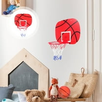UPOUART Red Bathroom Basketball Toy Set for Finger Flexibility and Athletic Skill Development