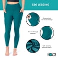 thumbnail image 4 of Kadi Women's Geo Legging with Pockets, Teal, X-Small, 4 of 6