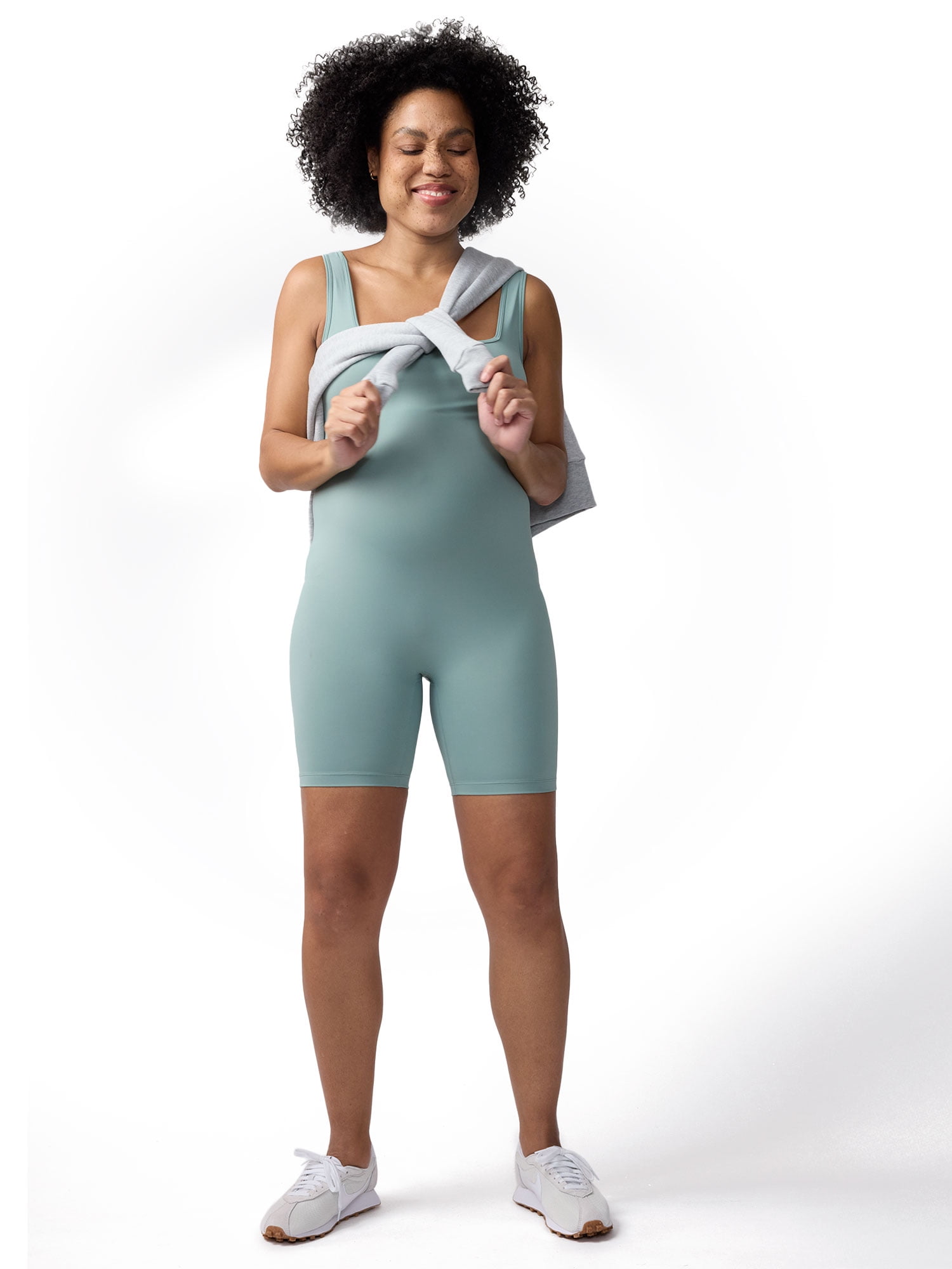 Ingrid & Isabel For Every Belly Women's Maternity Favorite Short Unitard, Sizes S-XXL