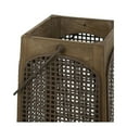 thumbnail image 3 of A&B Home Weathered Lanterns with Arched Legs and Mesh Design-  Set of 2 -  L:14x14x29.5" S:9.5x9.5x17.5", 3 of 5