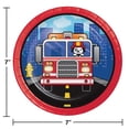 thumbnail image 4 of Plaques de Dessert pour Camion de Pompiers, 24 ct, 4 of 6