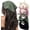 Black/Beige/Pink/Green, variant on 4 Pack Hair Bandanas Tie-Back Triangle Boho Head Scarf for Women Girls