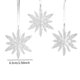 thumbnail image 5 of 3 piezas de árbol de Navidad acrílico colgante adorno de árbol de Navidad decoración de Navidad para Estilo B, 5 of 9