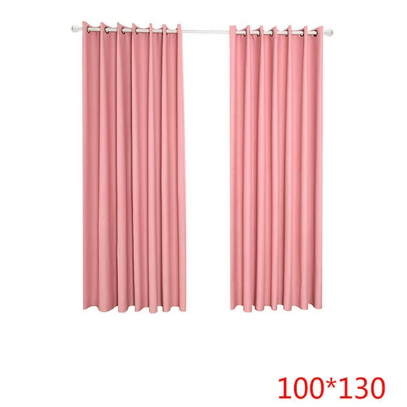 VONKY Solid Color Shading Curtains Blackout Kitchen Children Room Blinds Home Hotel Drapes