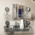 thumbnail image 6 of YongCo Strong Suction Cup Shelf No Drilling Rack Bathroom Organizer For Shower Storage, 6 of 8