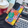 thumbnail image 4 of Estilo y funcionalidad sin concesiones: mejore su iPhone 15 Pro Max 14 13 12 Pro 11 con la funda para teléfono plateada mate con diseño de dibujos animados de primera calidad, 4 of 4