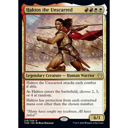 MtG Theros Beyond Death Rare Haktos the Unscarred (Foil) #218