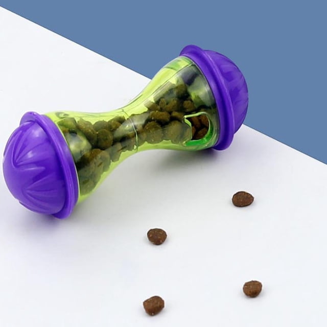 DHGDJ54G Bone Dog Toy Pet Tumbler Leaky Toy Food Toy Leaker Dog Toy Pet Storage Pet Feeder Reminder Cat Food