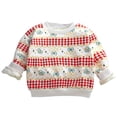 thumbnail image 3 of Tfken Sweater For Boys Children Fall Fruit Print Classic-Fit Crew Neck Pullover Sweater Light Pink Size 12-24 Months, 3 of 3