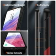 thumbnail image 6 of ELEHOLD for Samsung Galaxy A53 5G 2022 Fit Case, Military-Grade Dual Layer Raised Frame Screen & Camera Lens Protective Armor Hybrid PC+TPU Anti-Drop Shockproof Slim Rugged Case,Red, 6 of 8