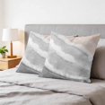 thumbnail image 6 of Pillow Covers 20x20 Set of 2, Ombre Ocean Beach Square Throw Pillow Covers for Couch/Sofa/Living Room, Nautical Coastal Beach Sandy Gradient Gray Decorative Soft Pillowcases for Couch Throw Pillows, 6 of 9