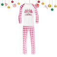 thumbnail image 3 of Generic Festive Plaid Family Christmas Pajamas Set Parent Child Children'S Warm Christmas Suit Plaid Print Home Service Children'S Suit Red And White Striped Family Christmas Pajamas, 3 of 4