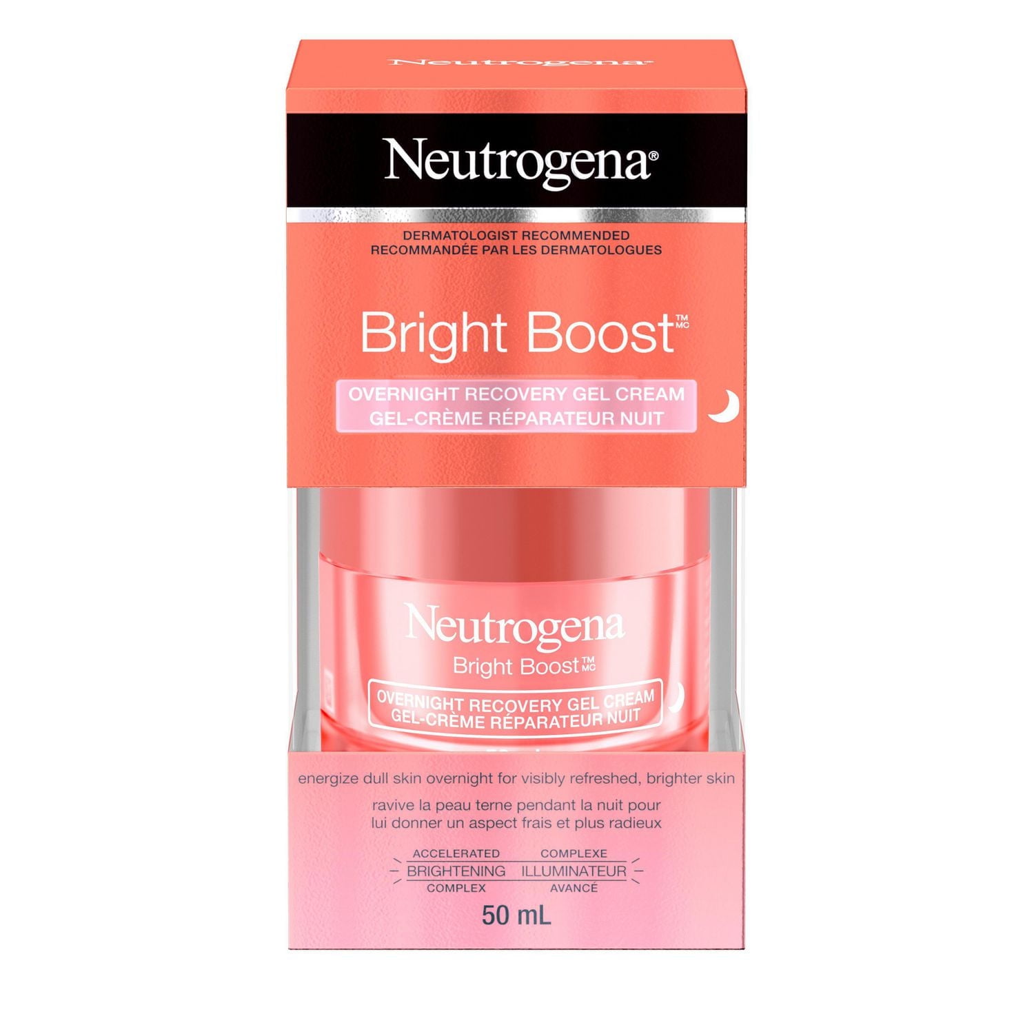 Neutrogena Bright Boost Overnight Recovery Gel Cream 50mL