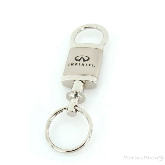 Infiniti Satin Valet Keychain (Chrome)