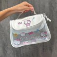 thumbnail image 1 of Bolsa de cosméticos Kawaii Sanriod Anime Hobby Kitty Cinnamoroll Kuromi, bolsa de almacenamiento de artículos diversos impermeable portátil de gran capacidad, 1 of 5