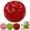 Red, variant on Slushy Apple Squishy, 3 Inch Green Squishy Apple Stress Ball for Adults (Pink)