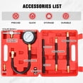 thumbnail image 2 of Nilight Fuel Pressure Gauge Tester Kit, 0-100 PSI Fuel Injection Pump Pressure Gauge Petrol Engine Diagnostic Tester for Car Truck Motorcycle SUV ATV RV, 9PCS, 2 of 7