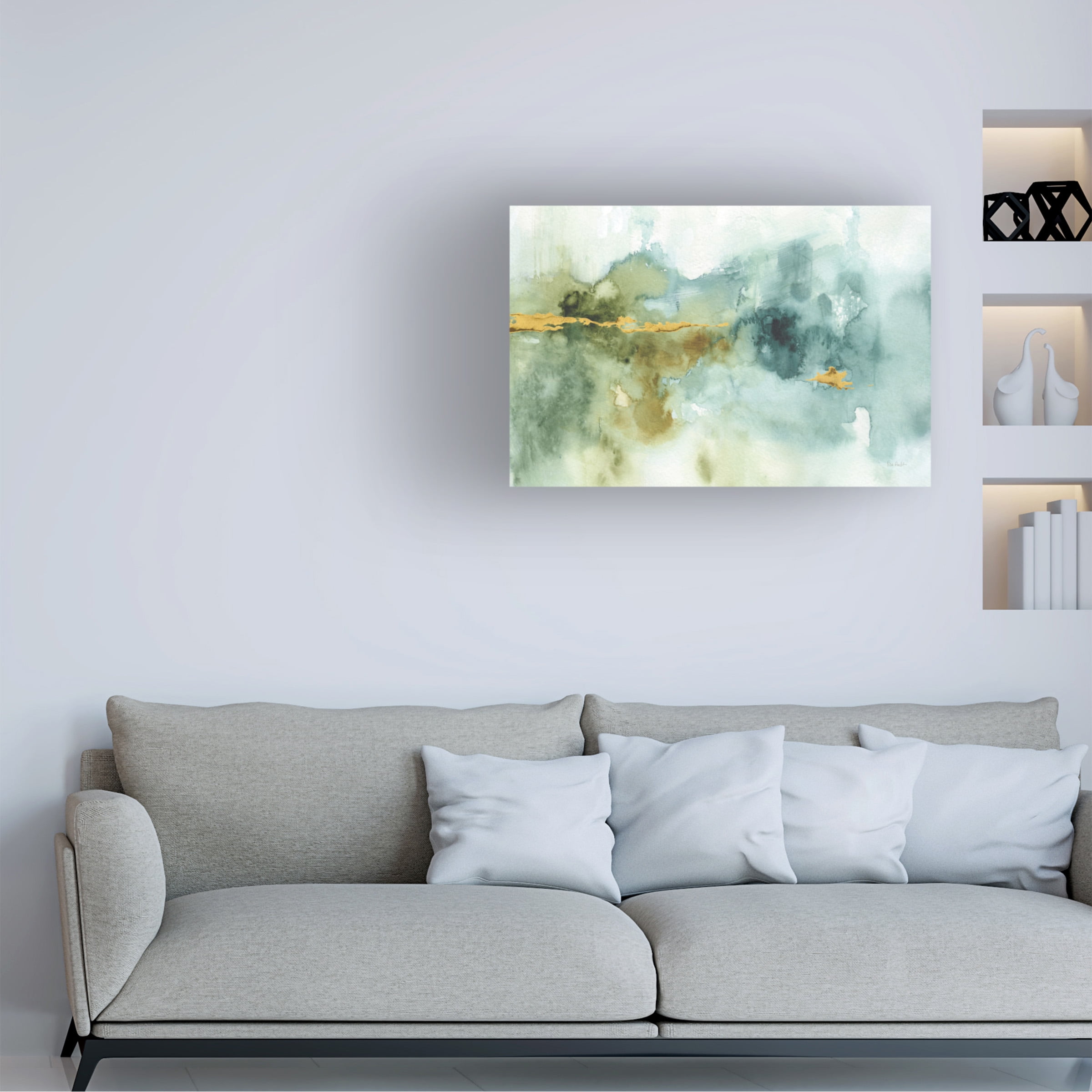 Trademark Fine Art 'My Greenhouse Abstract I' Canvas Art by Lisa Audit