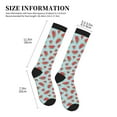 thumbnail image 4 of Sikiie Watermelon 1 Pairs Compression Socks for Men and Women 15-20 mmHg Running Support Socks, 4 of 7