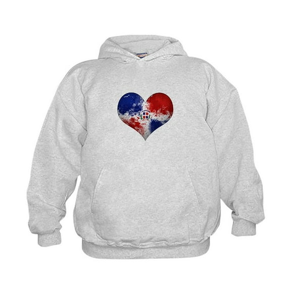 CafePress - Dominican Heart - Kids Hooded Sweatshirt, Classic Hoodie