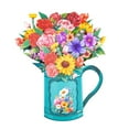 thumbnail image 1 of Party Greeting Card Multi Flower Optional 3D Three Handmade Paper Carving Mother's Day Vase Card: Use Exquisite Beauty To Convey Deep Feelings In The Heart Dedicated To The Favorite Mother, 1 of 7