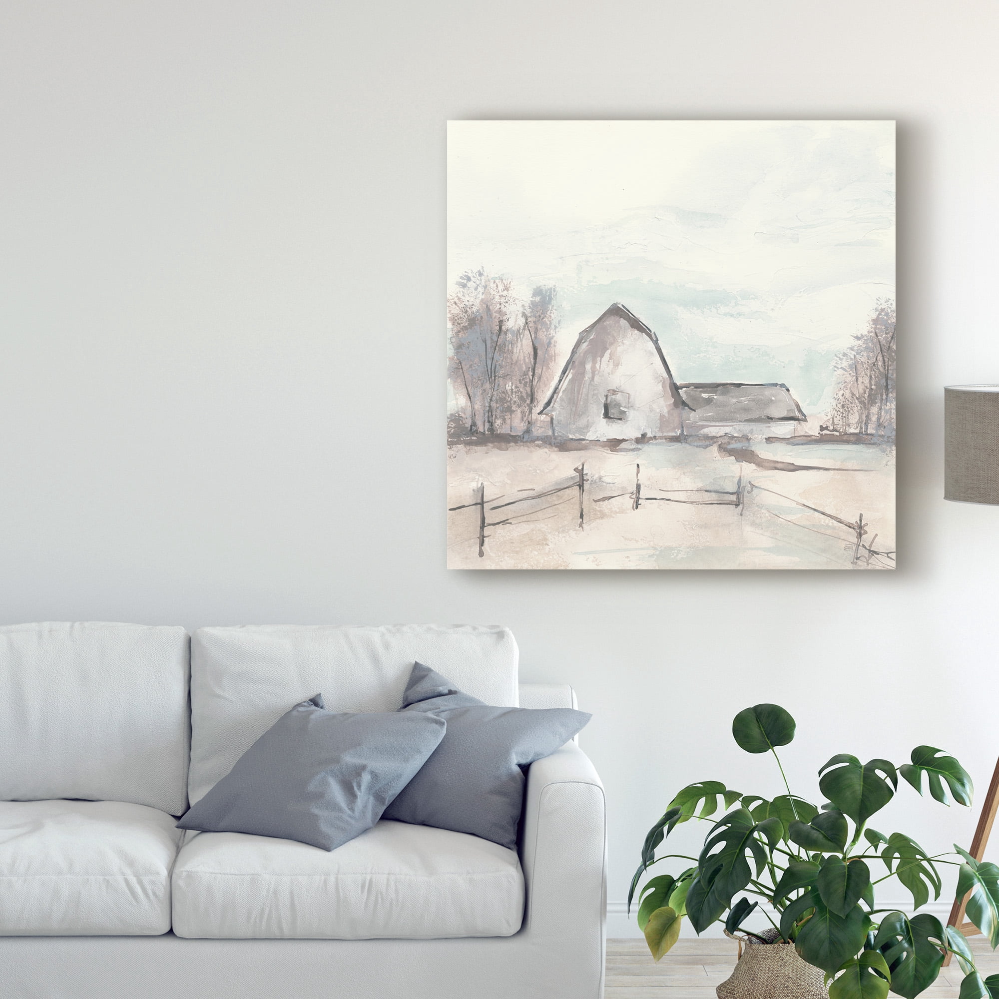 Trademark Fine Art 'Barn VIII' Canvas Art by Chris Paschke