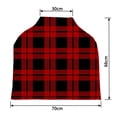 thumbnail image 2 of PKQWTM Lumberjack Plaid Nursing Cover Baby Breastfeeding Infant Feeding Cover Baby Car Seat Cover, 2 of 2