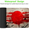 thumbnail image 2 of Japanese Samurai Desk Mat Anime Graffiti Large Gaming Mouse Mat with Stitched Edges,Non-Slip Waterproof Rubber Base Mous Mat 31.5"x11.8" Office Computer Keyboard Laptop Home, 2 of 6
