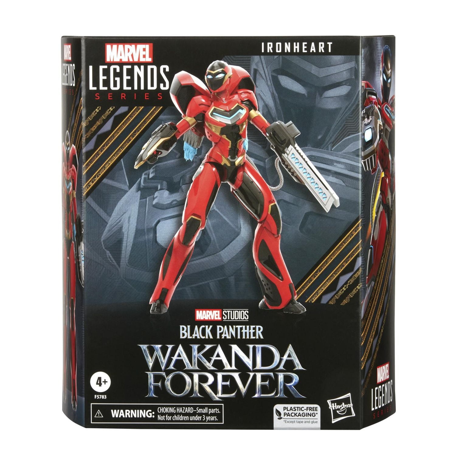 Marvel Legends Series Black Panther Wakanda Forever Ironheart 6-inch MCU Action Figure Toy, 8 Accessories