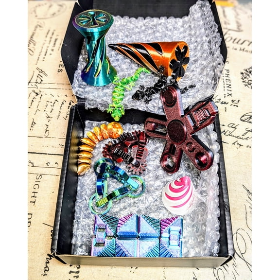 3D Printed Fidget Box lot of 8