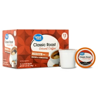 Great Value 100% Arabica Colombian Medium Dark Roast Coffee Pods