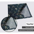 thumbnail image 3 of Vargottam Floral Print Cotton Napkins - Set of 12, 20x20 Inches, Blue Soft ,Perfect for Nature Inspired Dining, Spring Celebrations, Weddings, Events - Machine Washable, 3 of 7