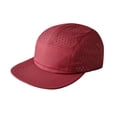 thumbnail image 2 of Men's Breathable Run Hat Quick Dry Sport Cap Adjustable Lightweight Baseball Hat Unstructured Design Red, 2 of 3