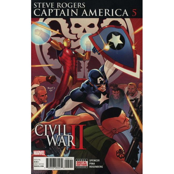 Captain America: Steve Rogers #5 VF ; Marvel Comic Book