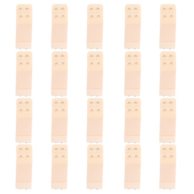 EeaseMX 20 piezas 2 ganchos 2 filas hebilla extensora de sujetador elástica para mujer hebilla de cinturón ajustable