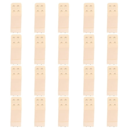 

20Pcs 2 Hooks 2 Rows Women Elastic Bra Extender Buckle Adjustable Belt Buckle