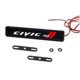 thumbnail image 1 of Con Luz LED Coche Parrilla Delantera Emblema Pegatinas Para Honda CITY Vezel JAZZ CIVIC HRV CRV BRV Accord FIT, 1 of 4