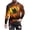 Yellow, variant on Nmnitkp Long Sleeve Shirts for Men Comfortable Mens Sweatshirt Casual Round Neck Long Sleeve Pullover Halloween Printed T-Shirt Casual Blouse Tops Yellow,2XL