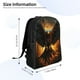 thumbnail image 4 of Disketp Cool Black Eagle Mochila Unisex de Apertura Lateral Completa, Mochila para Laptop para Escuela, Trabajo y Viajes, 4 of 8
