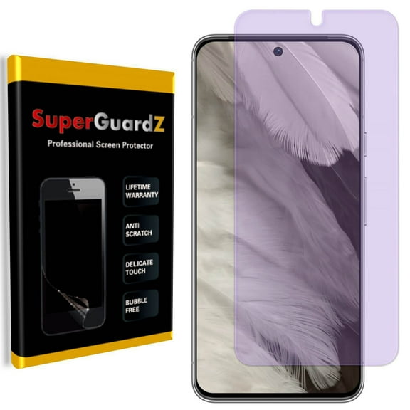 [2-PACK] For Google Pixel 8 (2023) - SuperGuardZ Anti Blue Light [Eye Protection] PET Film Screen Protector, Anti-Scratch, Anti-Bubble