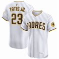 thumbnail image 1 of Camiseta de béisbol clásica de local de Fernando Tatis Jr., edición élite, blanca, de los Padres de San Diego, con número de estrella bordado.-M, 1 of 2